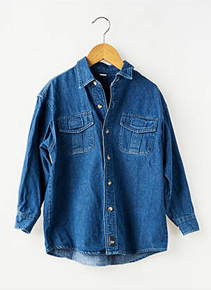 Chemise manches longues bleu QUECHUA enfant