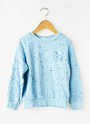 Sweat-shirt resserrée sur le bas manches longues bleu H&M enfant