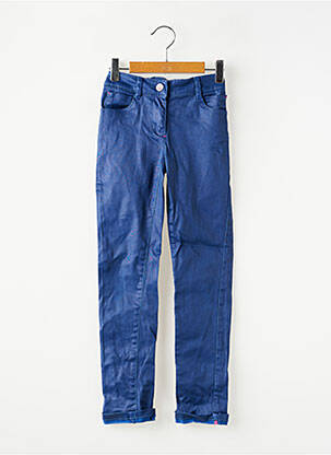 Jeans coupe slim stretch taille ajustable bleu ORCHESTRA fille