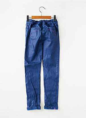Jeans coupe slim stretch taille ajustable bleu ORCHESTRA fille