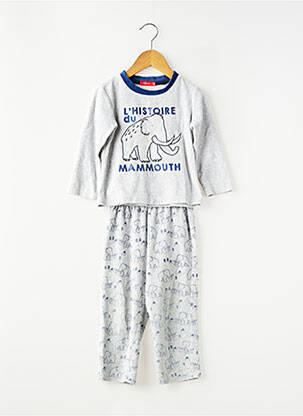 Pyjama imprimé fantaisie bleu TISSAÏA garçon
