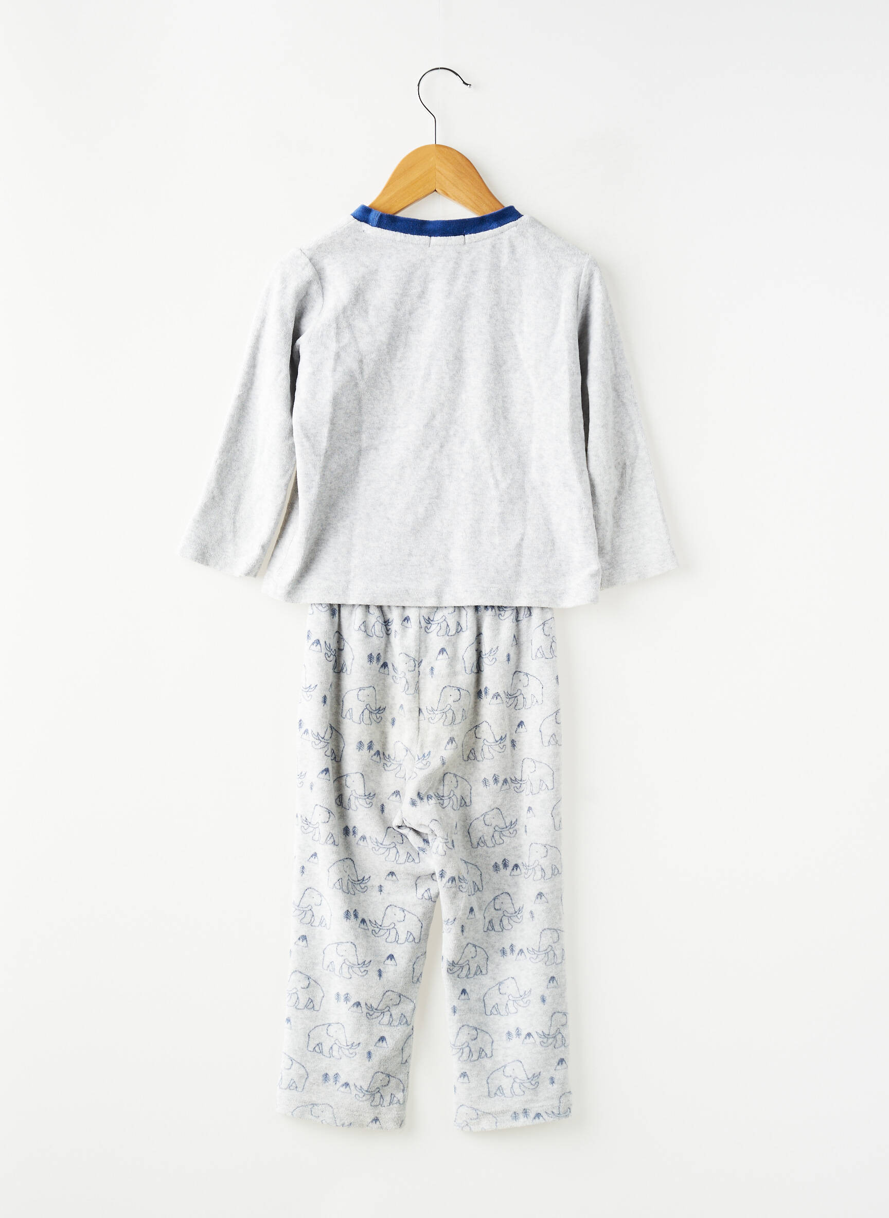 Pyjama imprimé fantaisie bleu TISSAÏA garçon