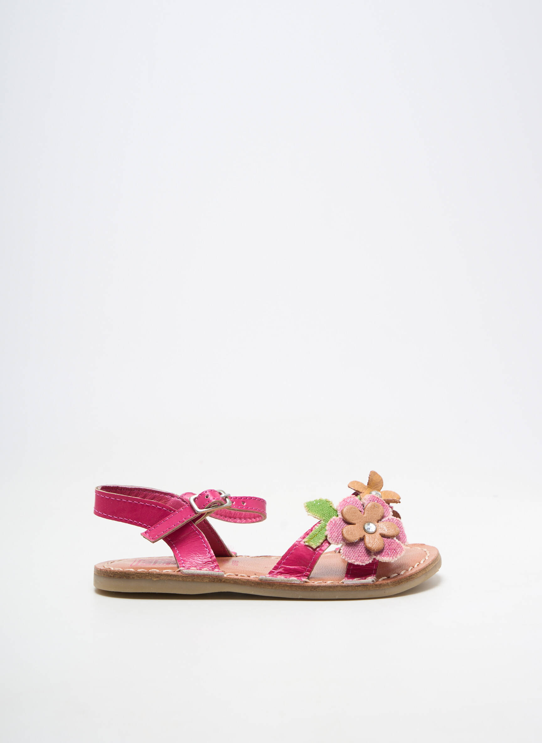 Sandales/nu pieds bout rond chiquet rose GIOSEPPO KIDS fille