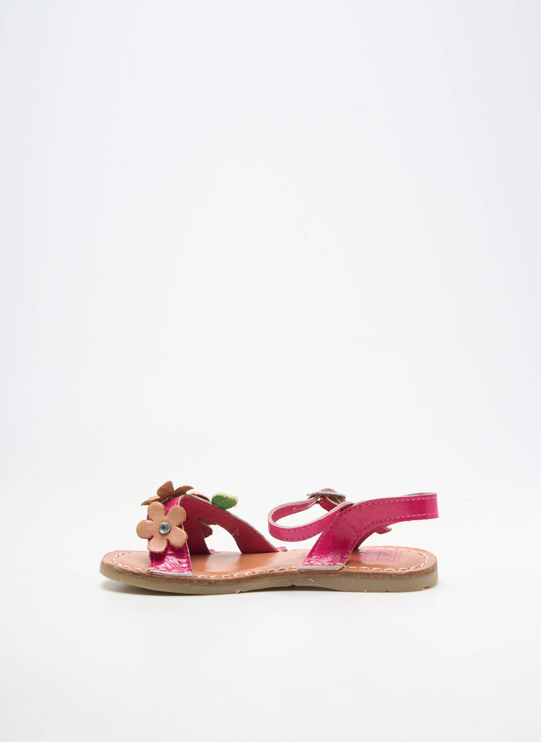 Sandales/nu pieds bout rond chiquet rose GIOSEPPO KIDS fille