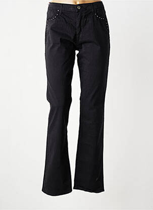 Jeans bootcut taille normale taille normale noir KANOPE femme