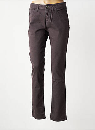 Jeans coupe slim stretch taille normale gris KANOPE femme