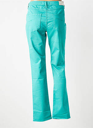 Pantalon droit stretch taille normale bleu KANOPE femme
