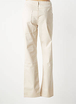 Pantalon droit tissage popeline taille normale gris KANOPE femme