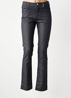 Pantalon slim tissage popeline taille normale gris KANOPE femme
