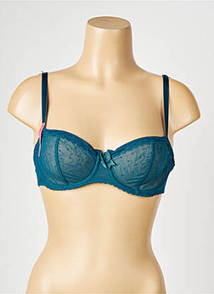 Soutien-gorge légère et transparente haut soutien-gorge emboitant bleu PASSIONATA femme