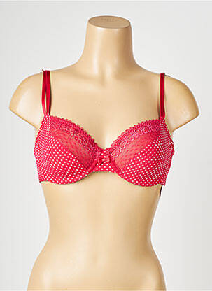 Soutien-gorge effet matière satinée haut soutien-gorge emboitant rouge PASSIONATA femme