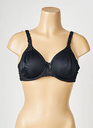 Soutien-gorge effet matière satinée haut soutien-gorge emboitant noir SIMONE PERELE femme