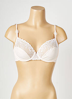 Soutien-gorge légère et transparente haut soutien-gorge emboitant blanc SIMONE PERELE femme