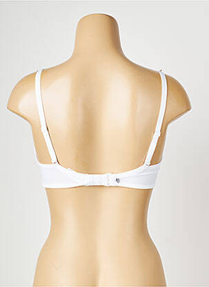 Soutien-gorge effet matière satinée haut soutien-gorge emboitant blanc SIMONE PERELE femme