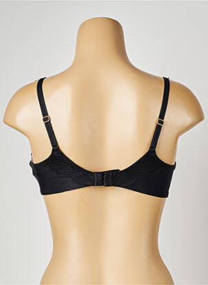 Soutien-gorge effet matière satinée haut soutien-gorge moulé noir FEMILET femme