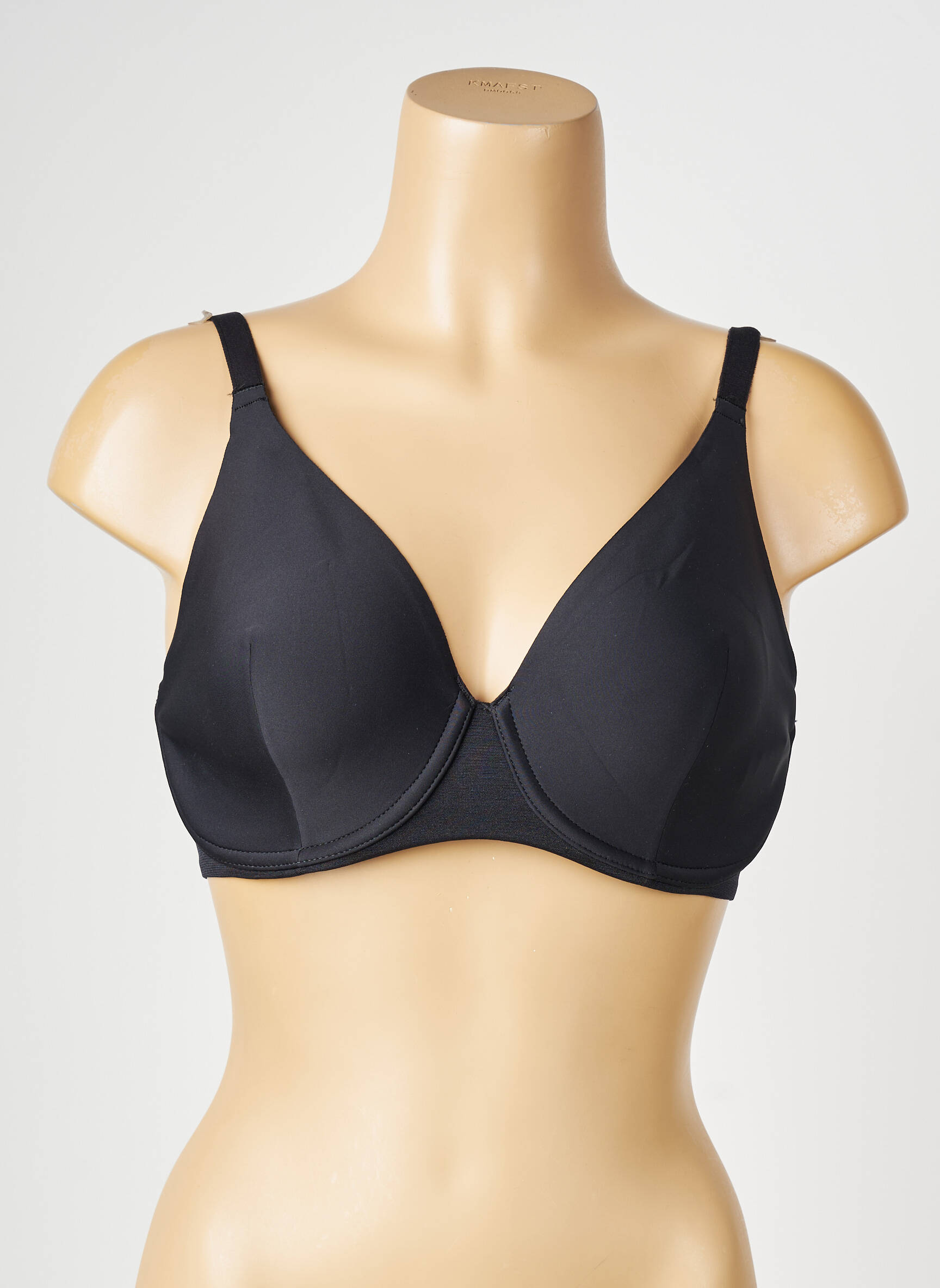 Soutien-gorge broderie haut soutien-gorge moulé noir CHANTELLE femme