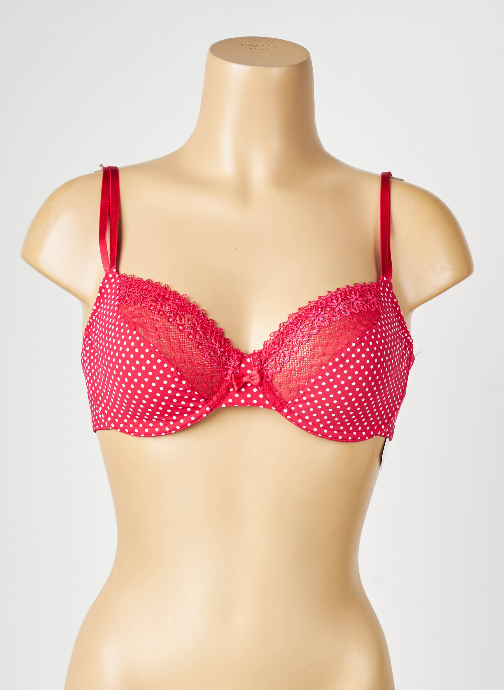Soutien-gorge effet matière satinée haut soutien-gorge emboitant rouge PASSIONATA femme
