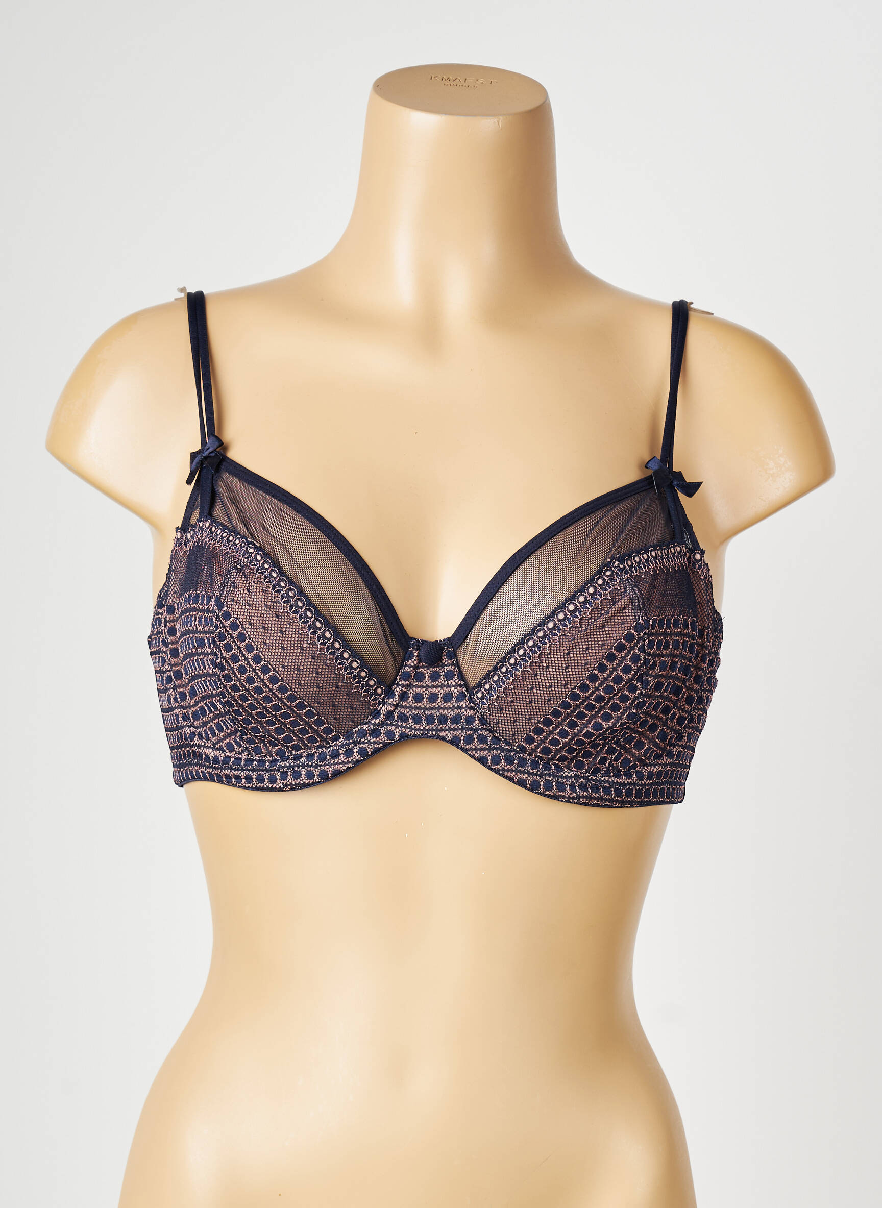 Soutien-gorge haut soutien-gorge emboitant haut soutien-gorge emboitant bleu VALEGE femme