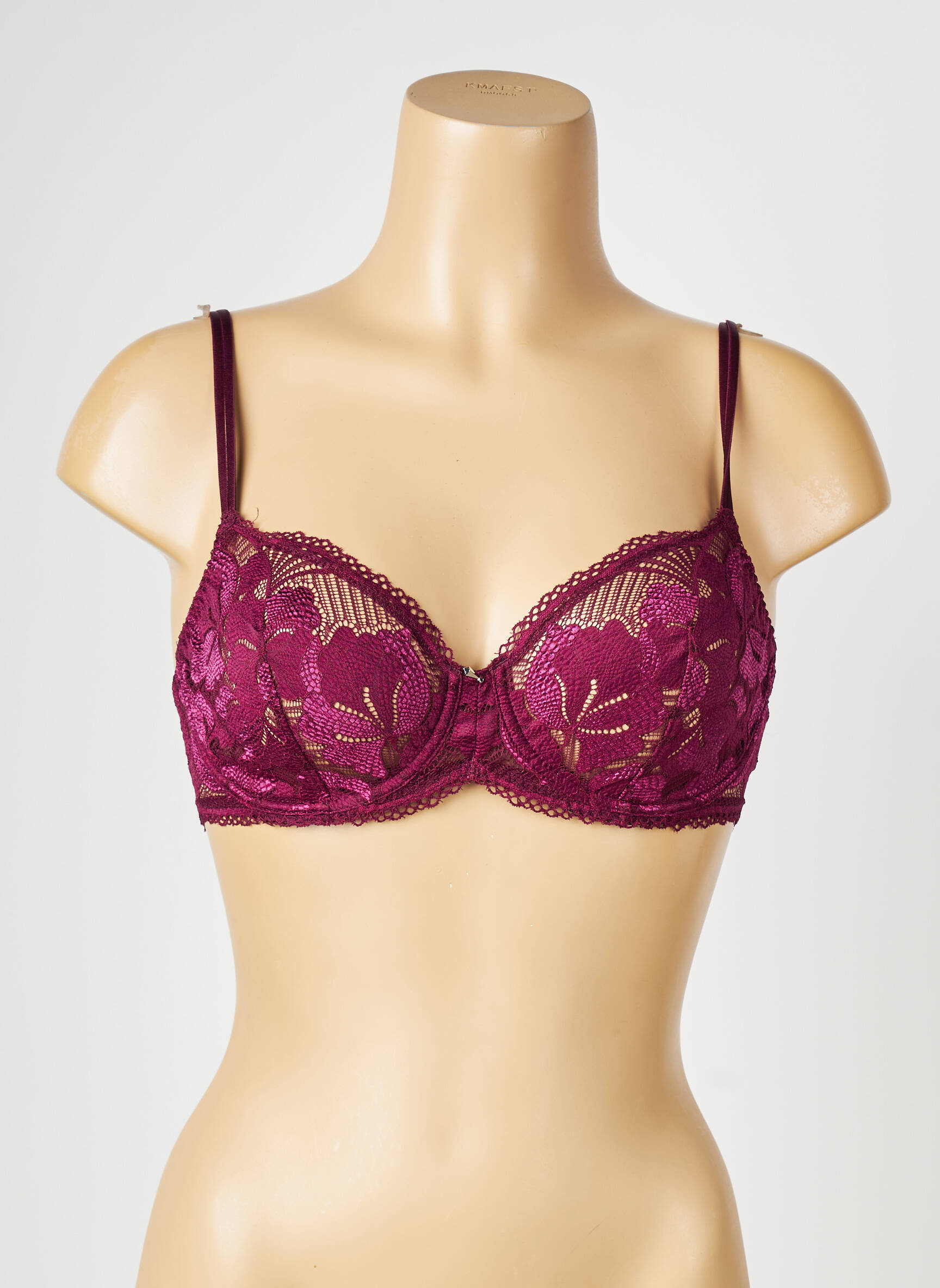 Soutien-gorge légère et transparente haut soutien-gorge emboitant violet IMPLICITE femme