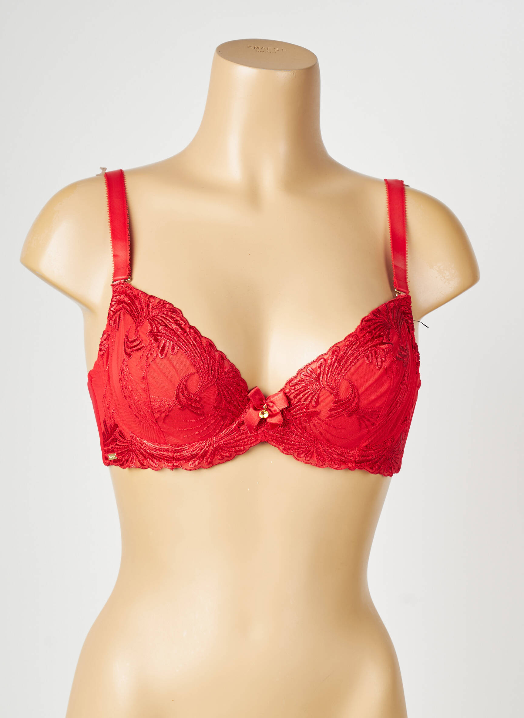 Soutien-gorge haut soutien-gorge emboitant haut soutien-gorge emboitant rouge VALEGE femme