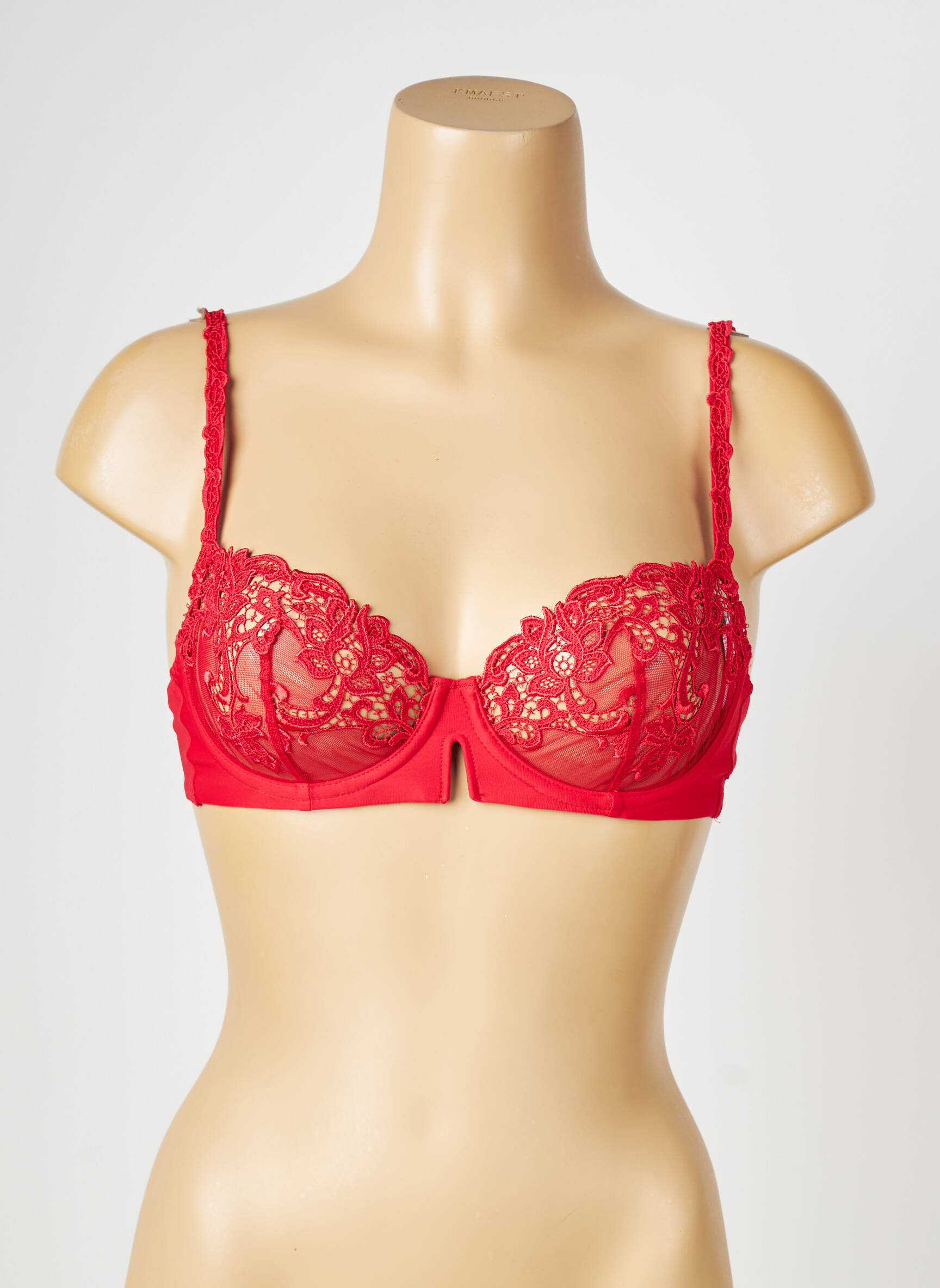 Soutien-gorge légère et transparente rouge SIMONE PERELE femme