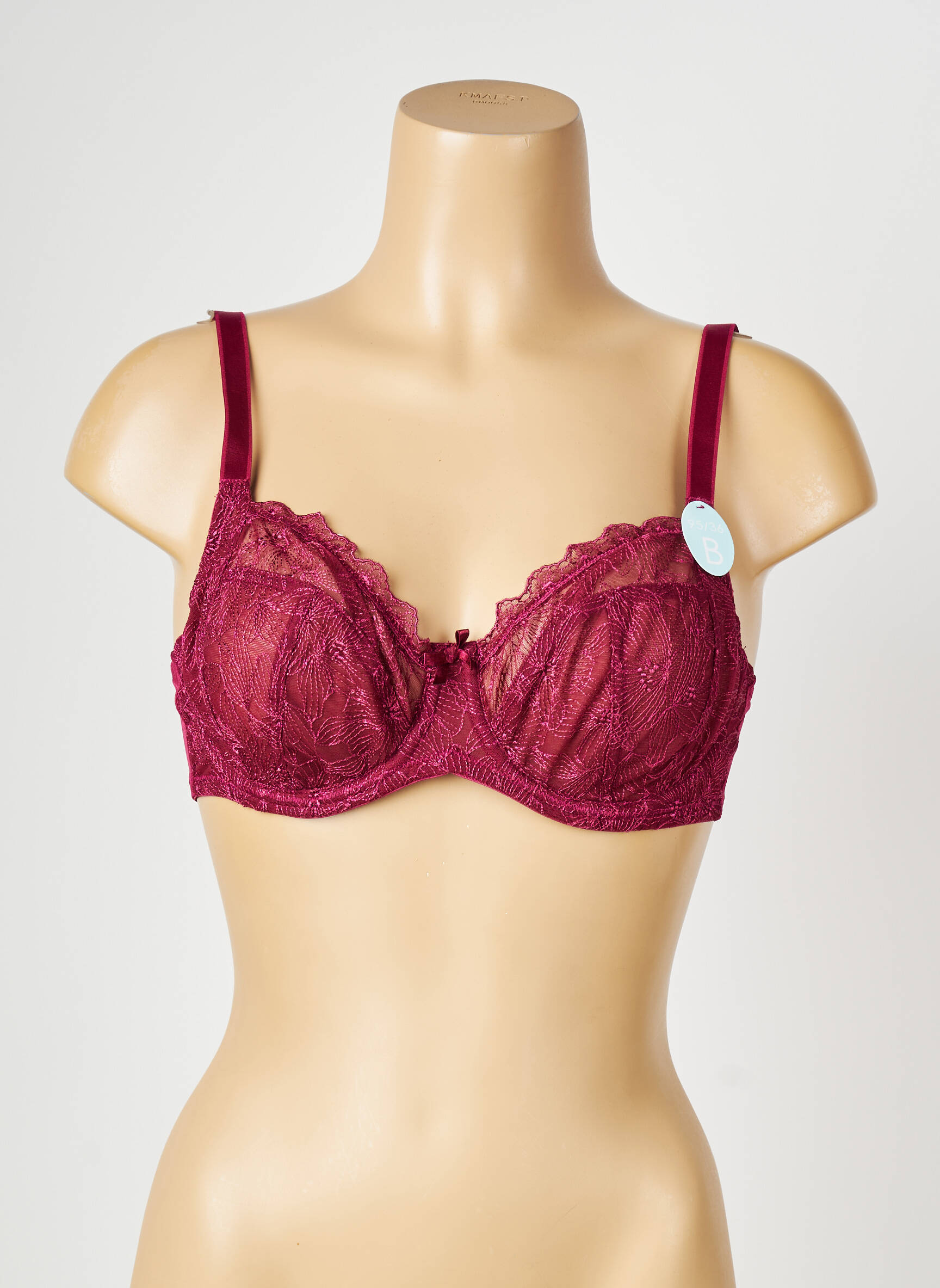 Soutien-gorge haut soutien-gorge emboitant haut soutien-gorge emboitant rouge DAMART femme