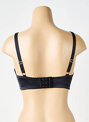 Soutien-gorge effet matière satinée haut soutien-gorge moulé noir DORINA femme
