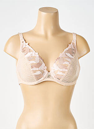 Soutien-gorge effet matière satinée haut soutien-gorge emboitant rose CHANTELLE femme