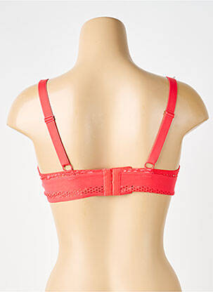Soutien-gorge légère et transparente haut soutien-gorge emboitant rouge IMPLICITE femme