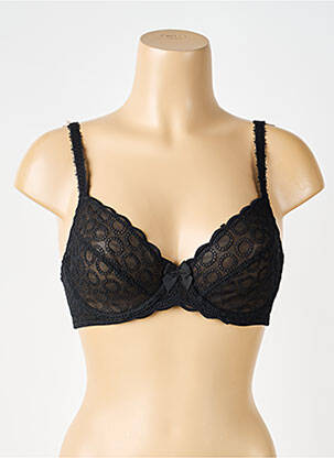 Soutien-gorge légère et transparente haut soutien-gorge emboitant noir VALEGE femme