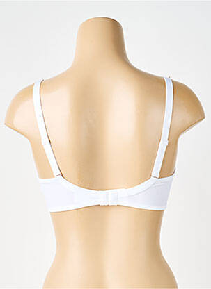Soutien-gorge effet matière satinée haut soutien-gorge emboitant blanc SIMONE PERELE femme
