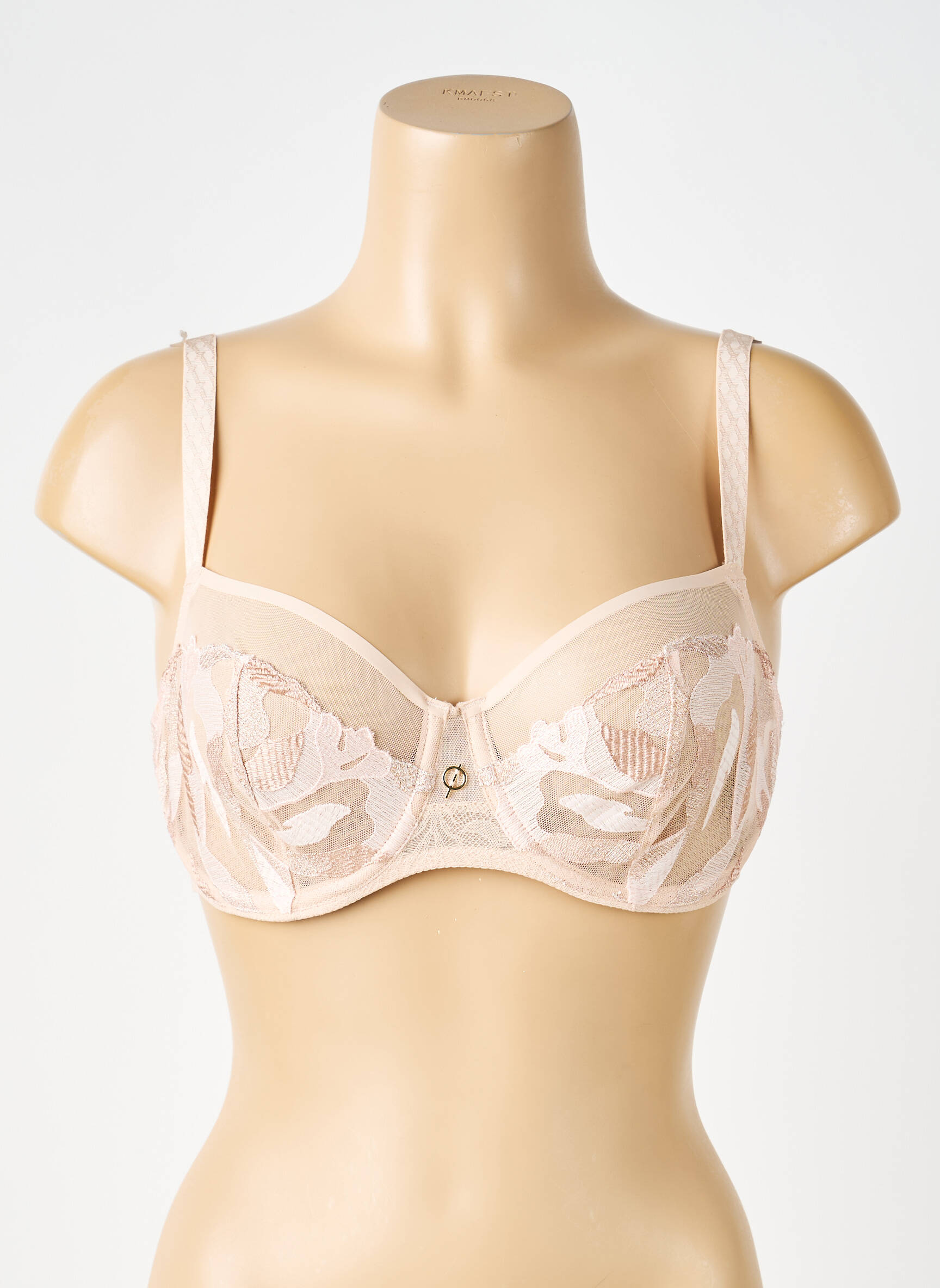 Soutien-gorge légère et transparente haut soutien-gorge emboitant rose CHANTELLE femme