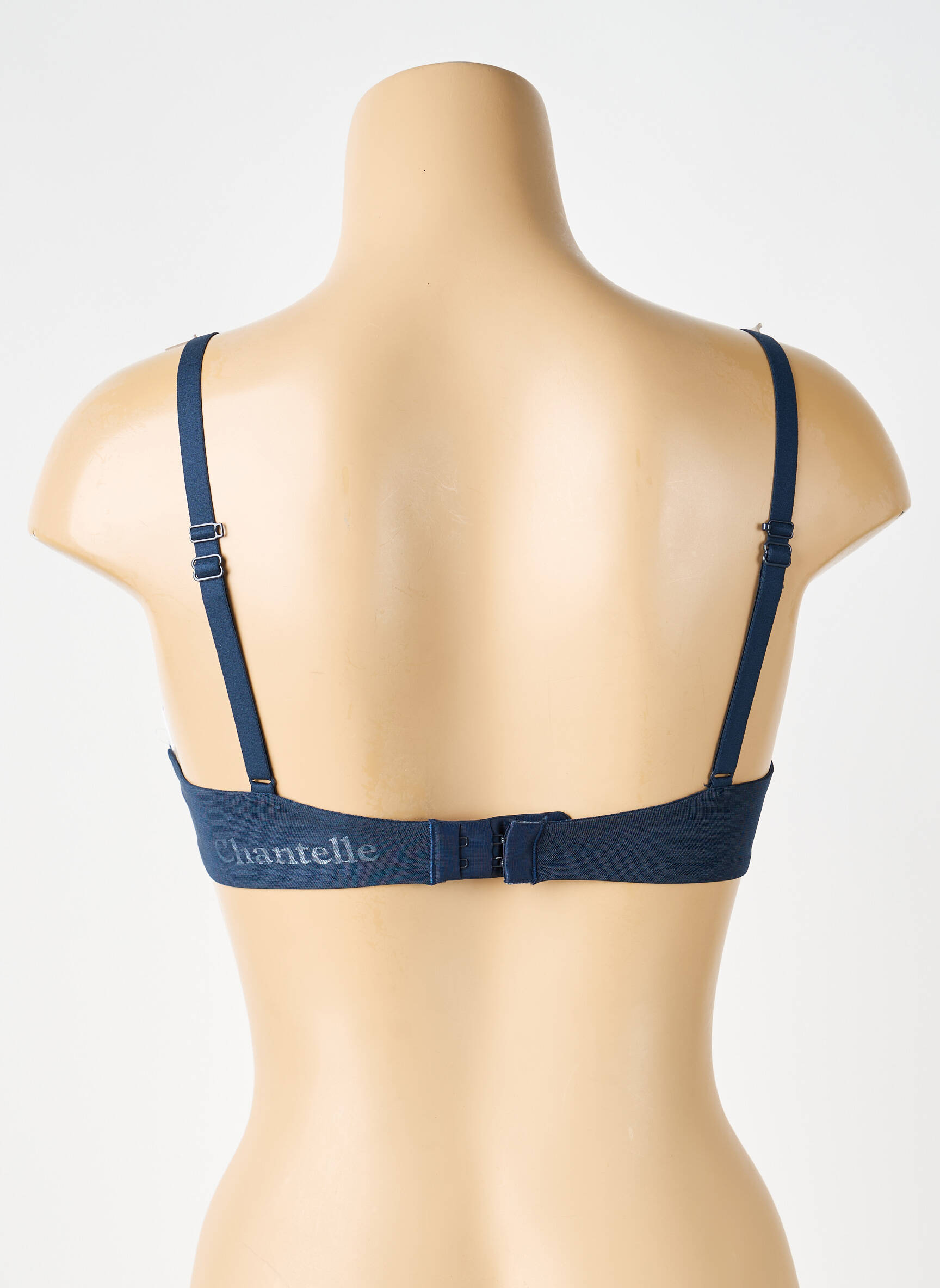 Soutien-gorge effet matière satinée haut soutien-gorge emboitant bleu CHANTELLE femme