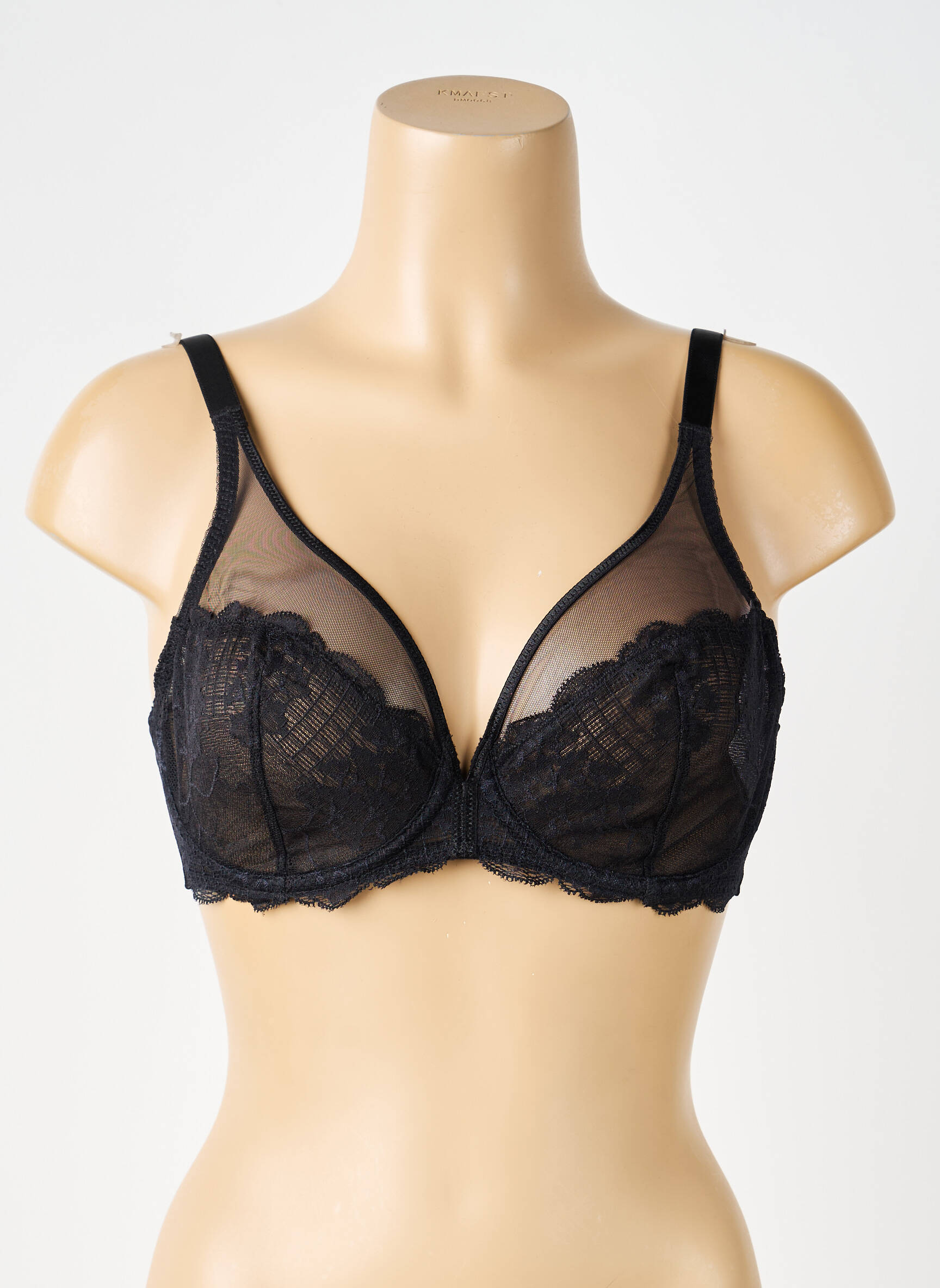 Soutien-gorge légère et transparente haut soutien-gorge emboitant noir SIMONE PERELE femme