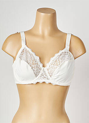 Soutien-gorge broderie haut soutien-gorge emboitant blanc SIMONE PERELE femme