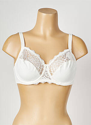 Soutien-gorge broderie haut soutien-gorge emboitant blanc SIMONE PERELE femme