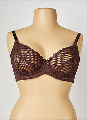Soutien-gorge haut soutien-gorge emboitant haut soutien-gorge emboitant marron VALEGE femme