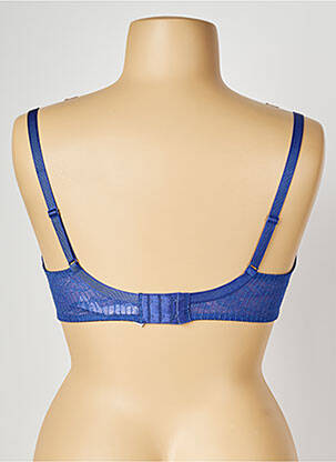 Soutien-gorge effet matière satinée haut soutien-gorge emboitant bleu PASSIONATA femme