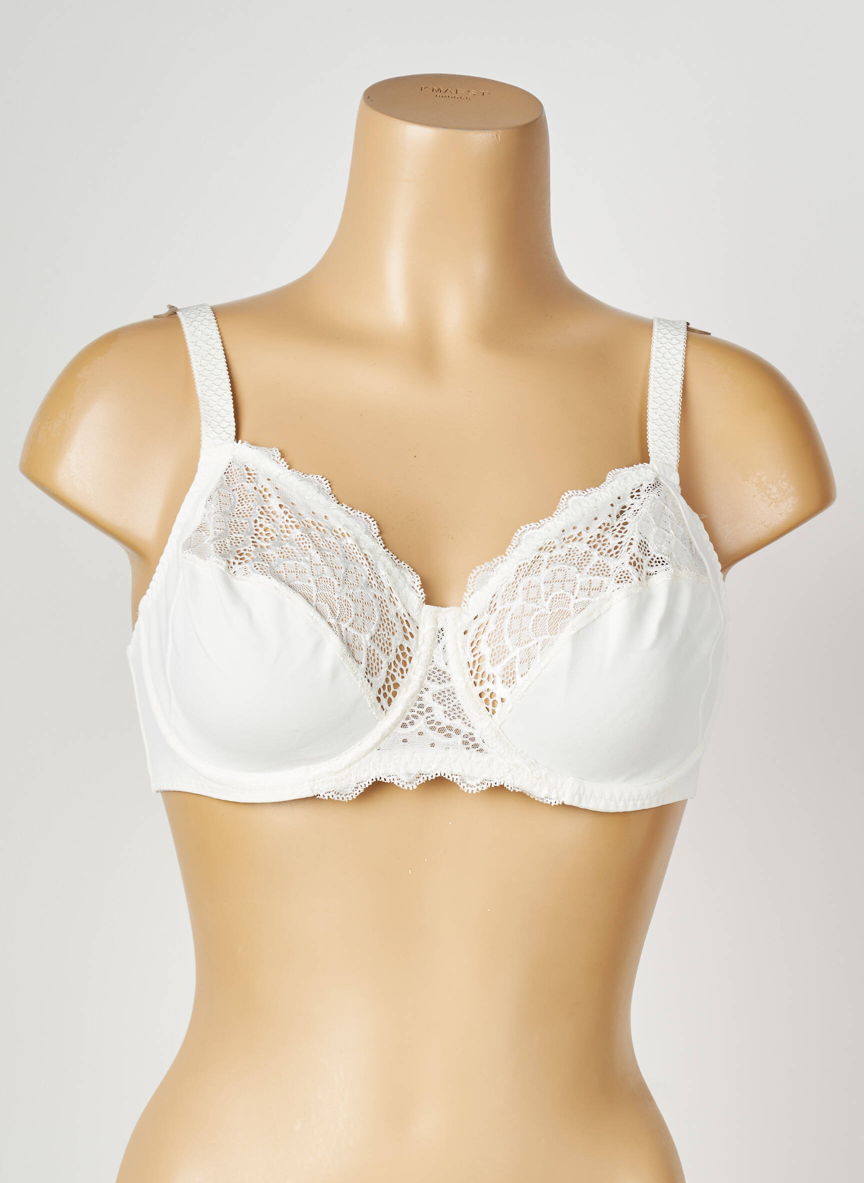 Soutien-gorge broderie haut soutien-gorge emboitant blanc SIMONE PERELE femme