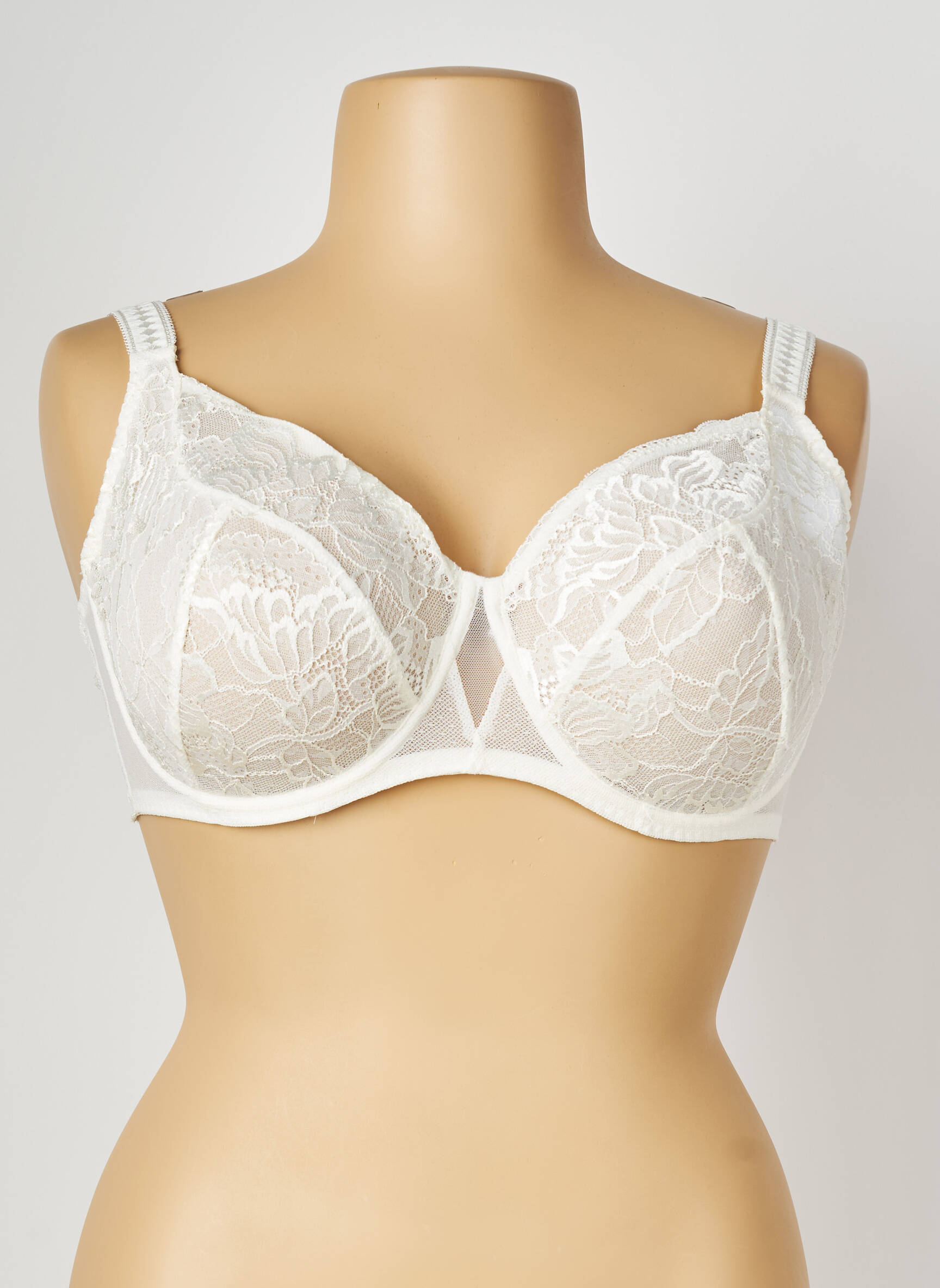 Soutien-gorge broderie haut soutien-gorge emboitant blanc SIMONE PERELE femme