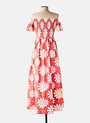 Robe longue manches courtes manches courtes rose DANCING DAYS femme
