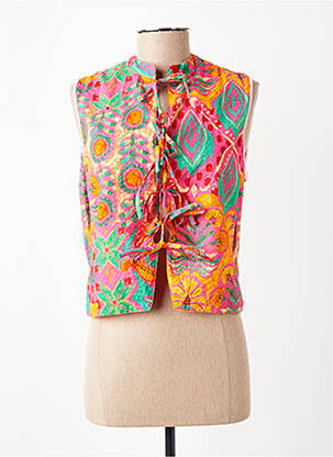Gilet sans manche doublure orange RHUM RAISIN femme