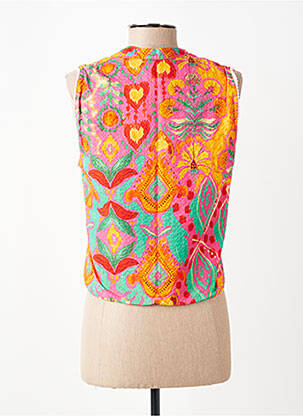 Gilet sans manche doublure orange RHUM RAISIN femme