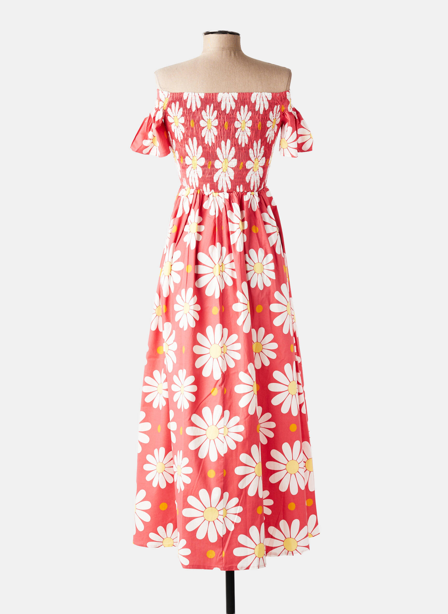 Robe longue manches courtes manches courtes rose DANCING DAYS femme