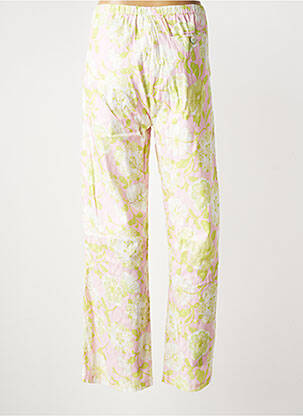 Pantalon droit tissage popeline taille normale vert BRIGITTE BARDOT femme