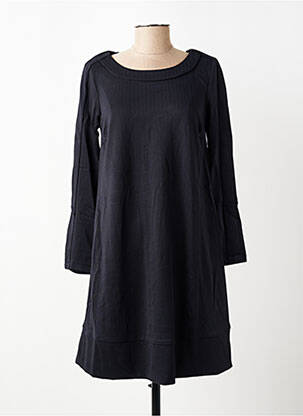 Robe mi-longue manches longues manches longues noir COUTURIST femme
