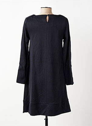 Robe mi-longue manches longues manches longues noir COUTURIST femme