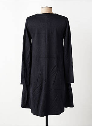 Robe courte coupe évasée manches longues noir COUTURIST femme