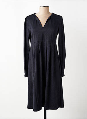 Robe mi-longue manches longues manches longues noir COUTURIST femme
