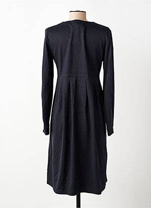 Robe mi-longue manches longues manches longues noir COUTURIST femme